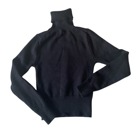 ZARA Black Turtleneck Thick Sweater Size Medium Teen/Youth Warm Winter/Fall - Picture 2 of 9